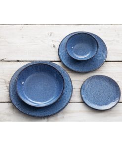 Olympia Denim Blue Coupe Plates 180mm Pack of 6 (FU220)