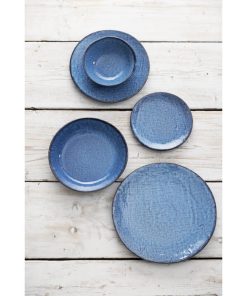 Olympia Denim Blue Coupe Plates 180mm Pack of 6 (FU220)