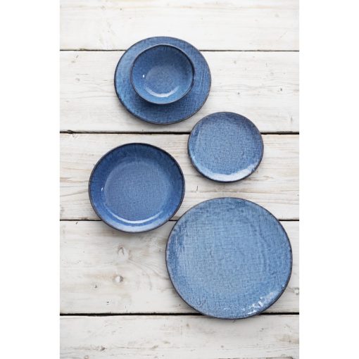 Olympia Denim Blue Coupe Plates 180mm Pack of 6 (FU220)