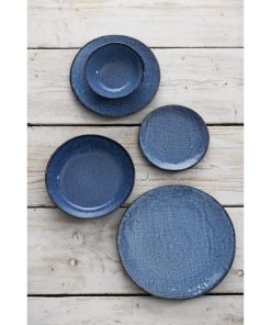 Olympia Denim Blue Coupe Plates 180mm Pack of 6 (FU220)