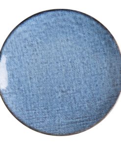 Olympia Denim Blue Coupe Plates 230mm Pack of 6 (FU221)