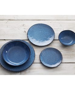 Olympia Denim Blue Coupe Plates 230mm Pack of 6 (FU221)