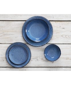 Olympia Denim Blue Coupe Plates 230mm Pack of 6 (FU221)