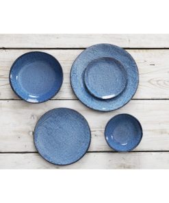 Olympia Denim Blue Coupe Plates 230mm Pack of 6 (FU221)