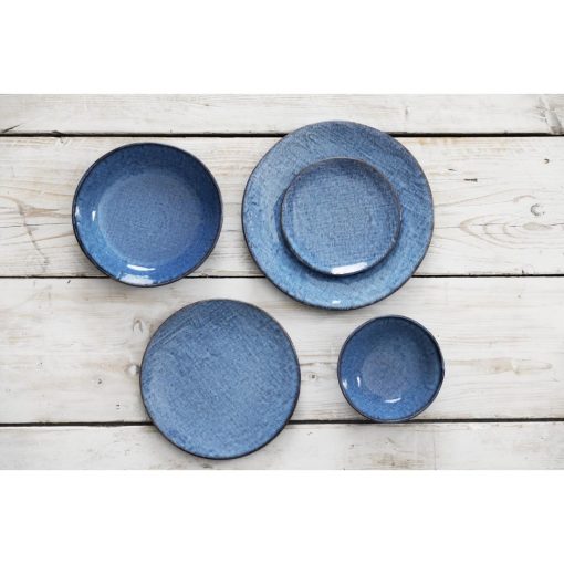 Olympia Denim Blue Coupe Plates 230mm Pack of 6 (FU221)