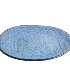 Olympia Denim Blue Coupe Plates 285mm Pack of 4 (FU222)