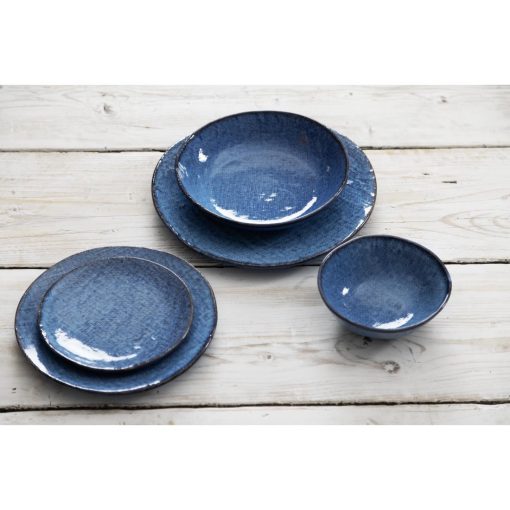 Olympia Denim Blue Coupe Bowls 220mm Pack of 6 (FU223)