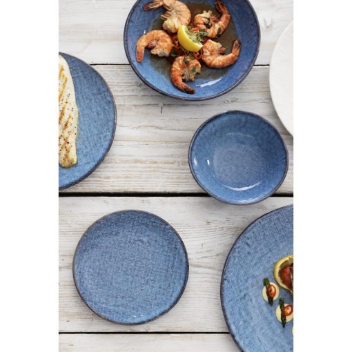 Olympia Denim Blue Coupe Bowls 160mm Pack of 6 (FU224)