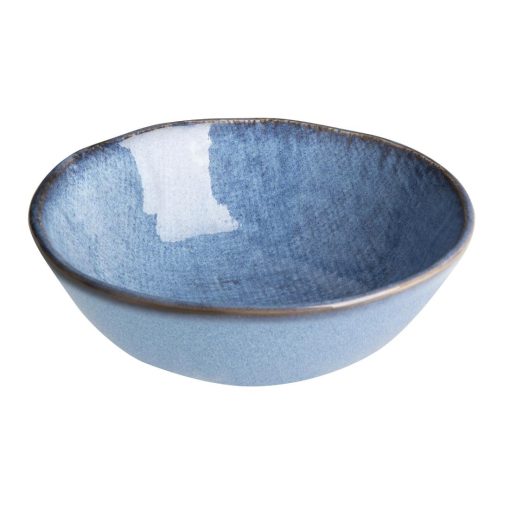 Olympia Denim Blue Coupe Bowls 160mm Pack of 6 (FU224)