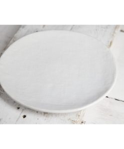 Olympia Denim White Coupe Plates 230mm Pack of 6 (FU226)