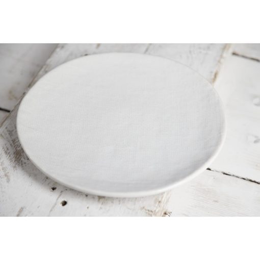Olympia Denim White Coupe Plates 230mm Pack of 6 (FU226)