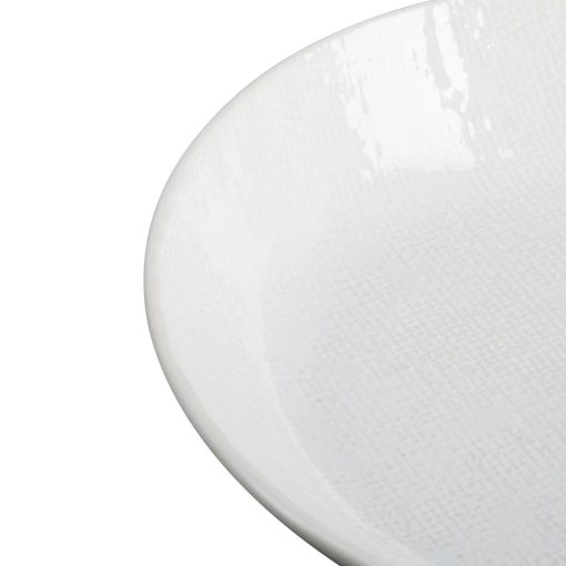 Olympia Denim White Coupe Bowls 220mm Pack of 6 (FU228)