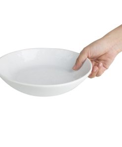 Olympia Denim White Coupe Bowls 220mm Pack of 6 (FU228)