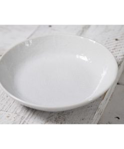 Olympia Denim White Coupe Bowls 220mm Pack of 6 (FU228)