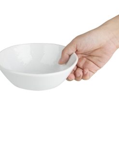 Olympia Denim White Coupe Bowls 160mm Pack of 6 (FU229)