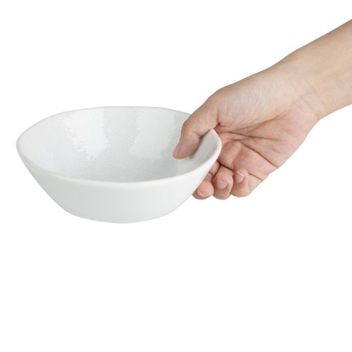 Olympia Denim White Coupe Bowls 160mm Pack of 6 (FU229)