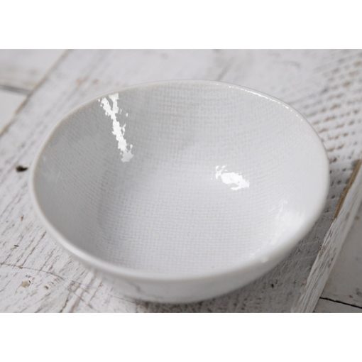 Olympia Denim White Coupe Bowls 160mm Pack of 6 (FU229)