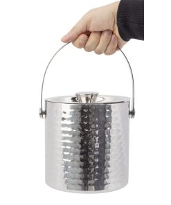 Olympia Hammered Double Wall Ice Bucket 1550ml (FU285)