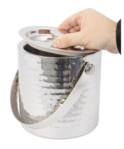 Olympia Hammered Double Wall Ice Bucket 1550ml (FU285)