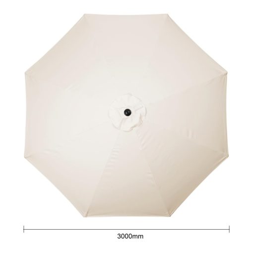 Bolero Seville Round Parasol 3m Diameter Cream (FU503)