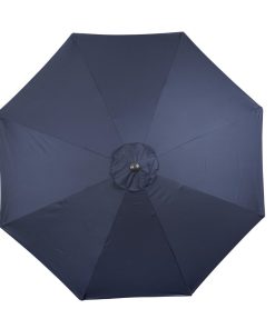 Bolero Seville Round Parasol 3m Diameter Navy Blue (FU504)