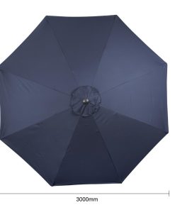 Bolero Seville Round Parasol 3m Diameter Navy Blue (FU504)