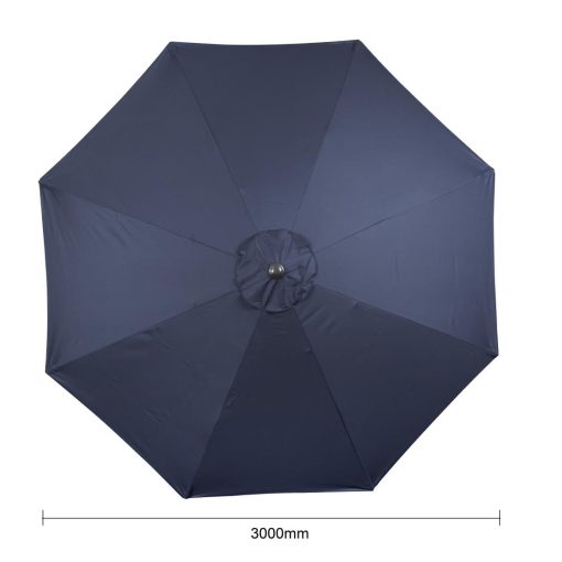 Bolero Seville Round Parasol 3m Diameter Navy Blue (FU504)