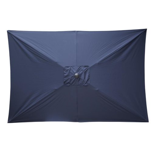 Bolero Seville Square Parasol 2x3m Navy Blue (FU506)