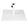 Bolero Flat Metal Parasol Base White - 18kg (FU510)