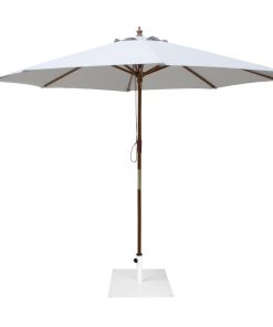 Bolero Flat Metal Parasol Base White - 18kg (FU510)