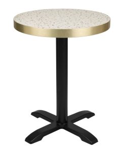 Bolero Terrazzo Style Round Table Top 600mm (FU518)