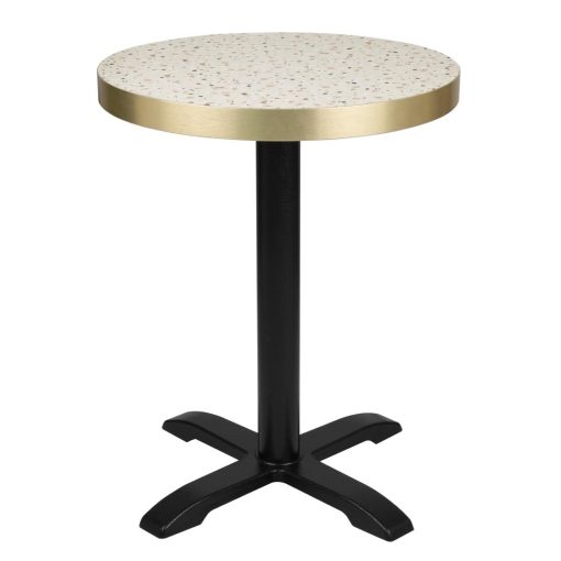 Bolero Terrazzo Style Round Table Top 600mm (FU518)