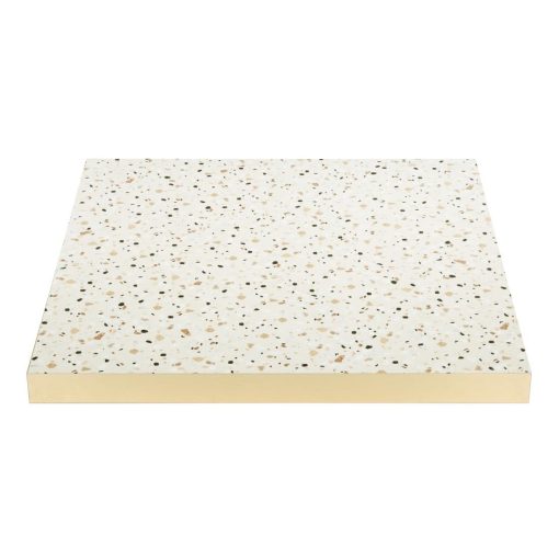 Bolero Terrazzo Style Square Table Top 700x700mm (FU519)