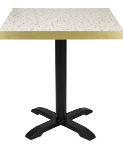 Bolero Terrazzo Style Square Table Top 700x700mm (FU519)