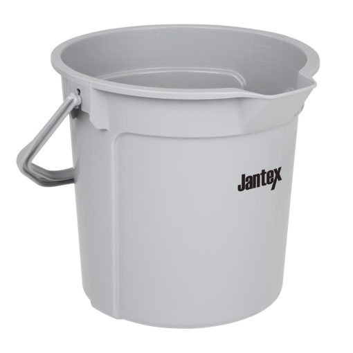 Jantex Grey Graduated Bucket with Pouring Lip 14ltr (FU589)