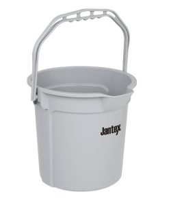 Jantex Grey Graduated Bucket with Pouring Lip 14ltr (FU589)