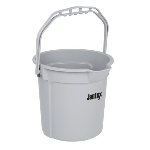 Jantex Grey Graduated Bucket with Pouring Lip 14ltr (FU589)