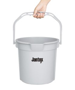 Jantex Grey Graduated Bucket with Pouring Lip 14ltr (FU589)