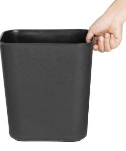 Bolero Hotel-Office Bin 8Ltr Black (FU598)