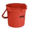 Jantex Red Graduated Bucket with Pouring Lip 10ltr (FU832)