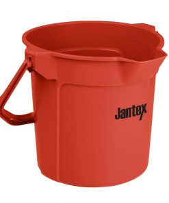 Jantex Red Graduated Bucket with Pouring Lip 10ltr (FU832)