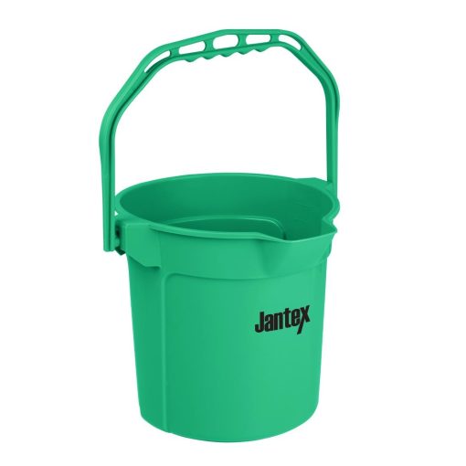 Jantex Green Graduated Bucket with Pouring Lip 10ltr (FU833)