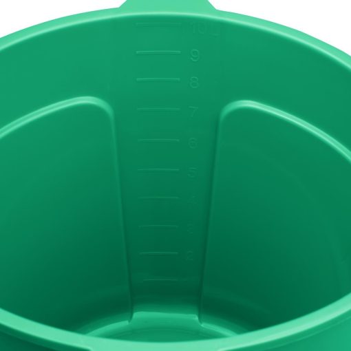 Jantex Green Graduated Bucket with Pouring Lip 10ltr (FU833)