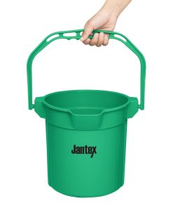 Jantex Green Graduated Bucket with Pouring Lip 10ltr (FU833)