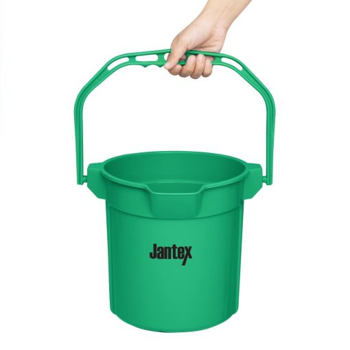 Jantex Green Graduated Bucket with Pouring Lip 10ltr (FU833)