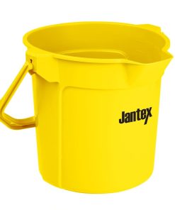 Jantex Yellow Graduated Bucket with Pouring Lip 10ltr (FU834)