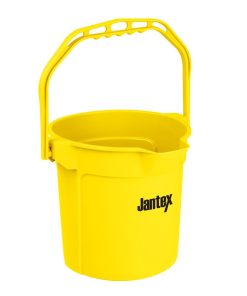 Jantex Yellow Graduated Bucket with Pouring Lip 10ltr (FU834)