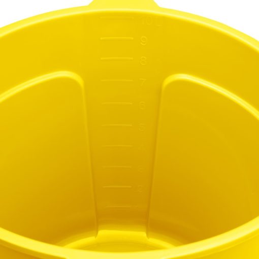 Jantex Yellow Graduated Bucket with Pouring Lip 10ltr (FU834)