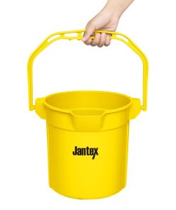 Jantex Yellow Graduated Bucket with Pouring Lip 10ltr (FU834)