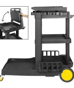 Jantex Cleaning Trolley Black (FU997)